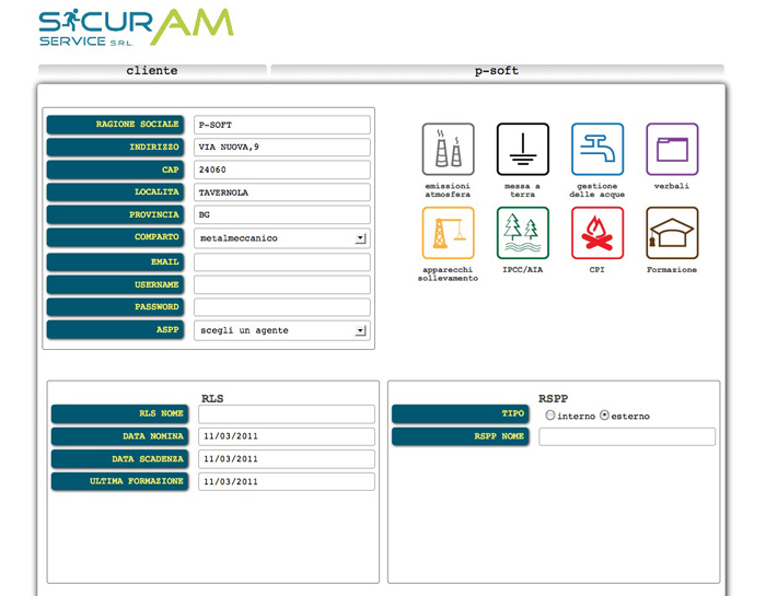 Cliente: Sicuram Service s.r.l.<br /><br /> <a href=''></a>